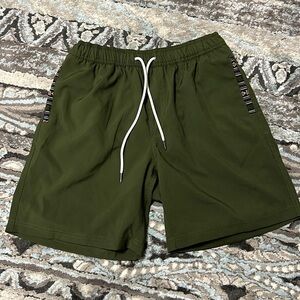 Wowie Hybrid Shorts w/ Liner, Medium, Dark green